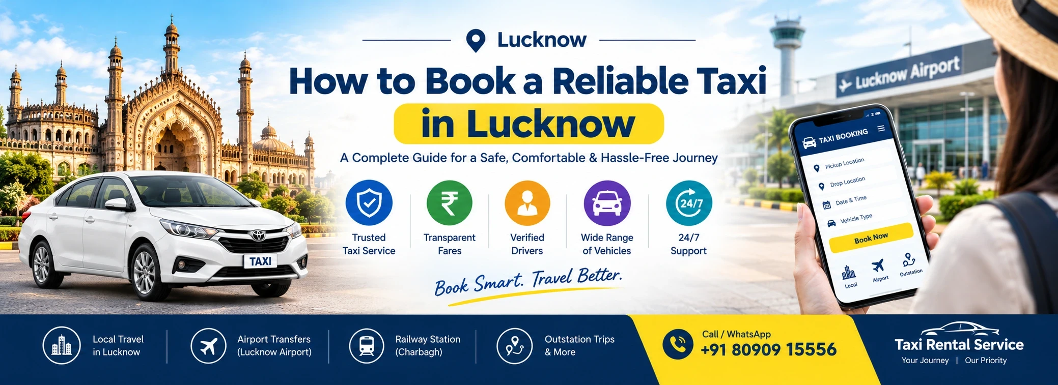 How to Book a Reliable Taxi in Lucknow: A Complete Guide