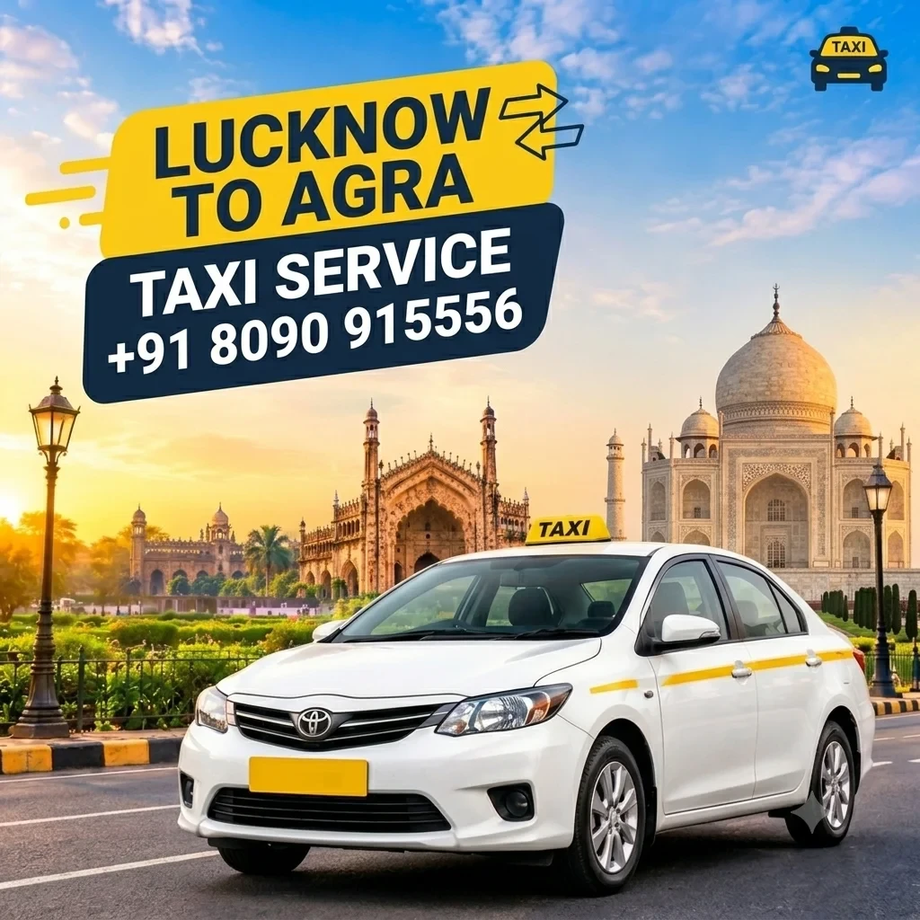 Lucknow to Agra